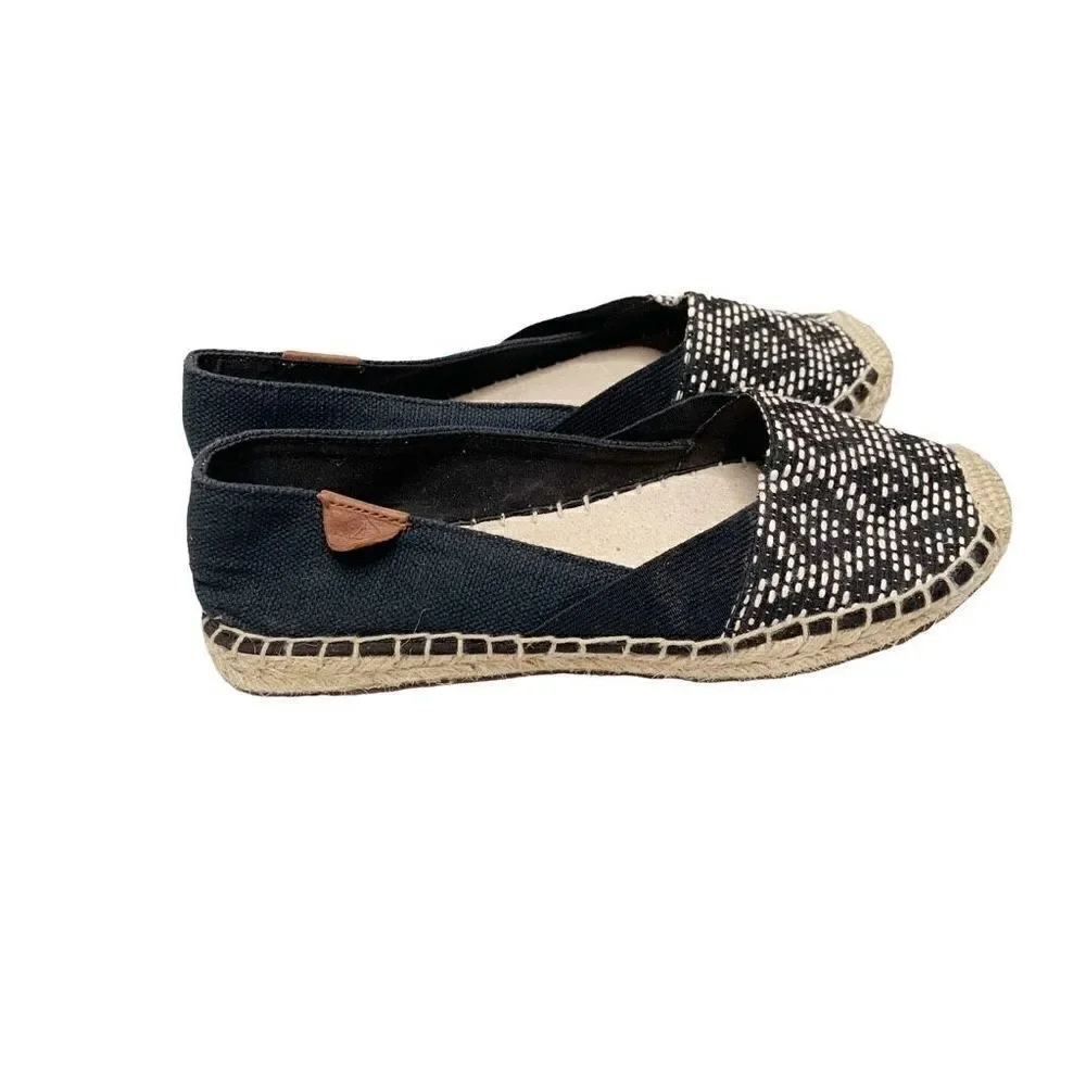 Sperry Top-Sider Women's Katama Cape Ballet Flat in Black/White Tribal Print 6.5